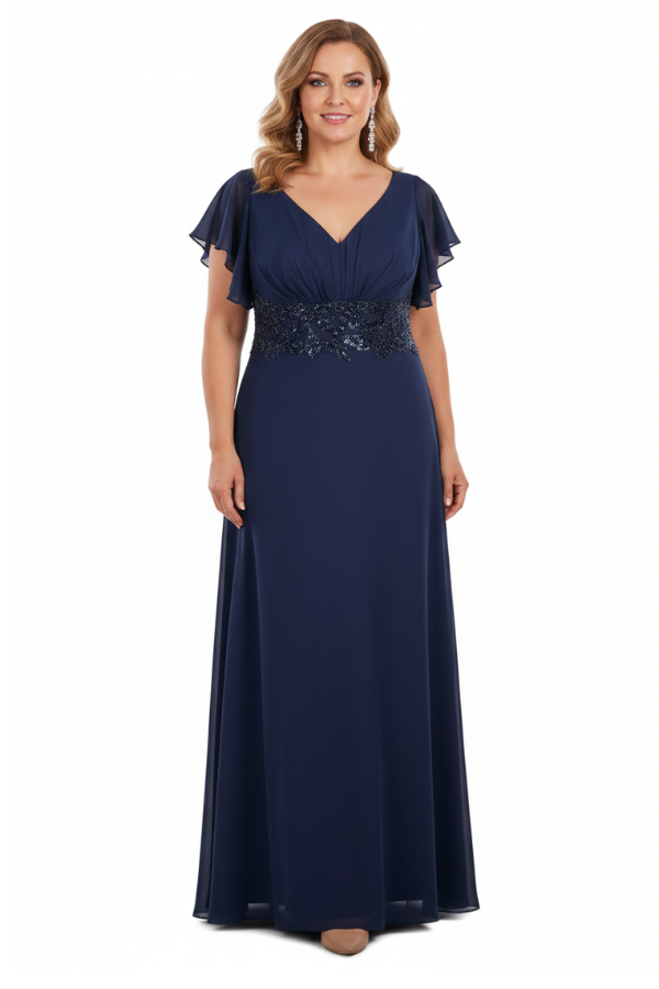 Bruna Blue Dress - Alquiler de vestido para eventos en Bogotá - Click2Dress