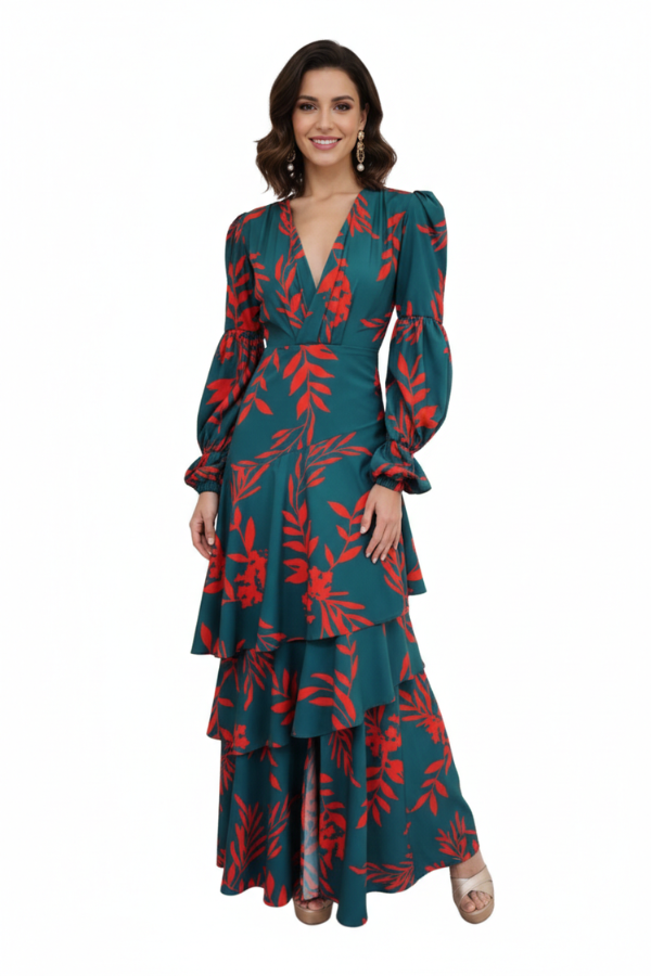 Luciana Green Dress - Alquiler de vestido para Vestidos en Bogotá - Click2Dress