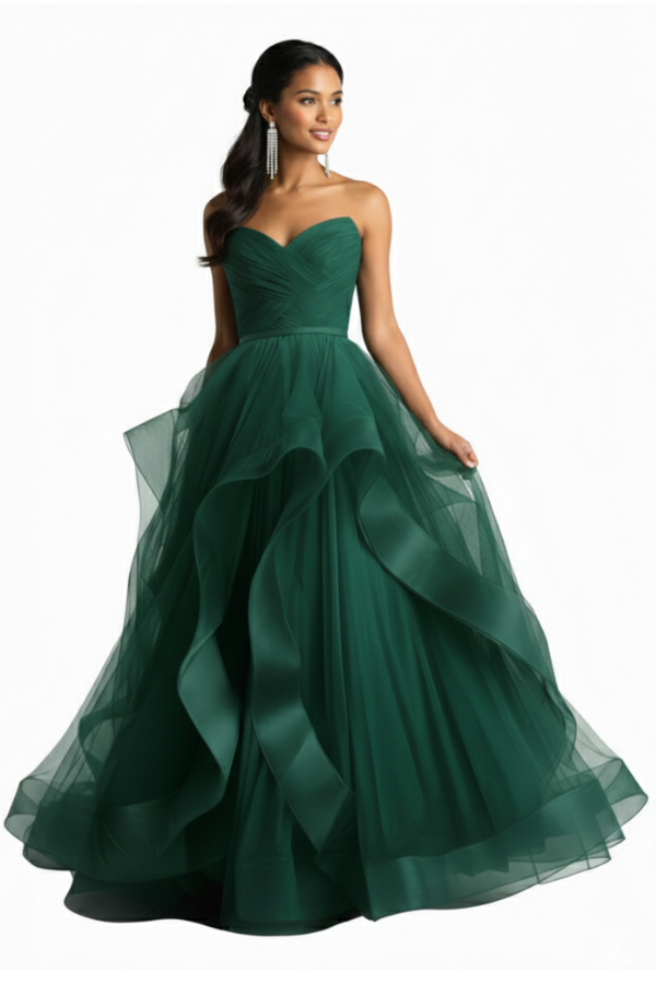 Harmonia Forest  Dress  - Alquiler de vestido para eventos en Bogotá - Click2Dress