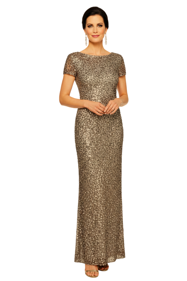 Caviar beaded Dress - Alquiler de vestido para Mama de la Novi@ en Bogotá - Click2Dress