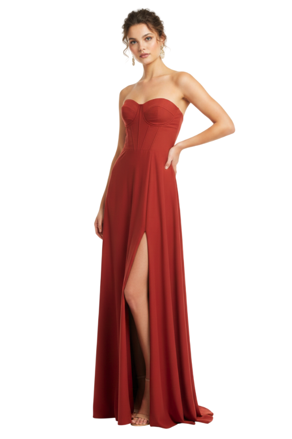 Fuenteventura Terracota Dress  - Alquiler de vestido para Vestido tropical en Bogotá - Click2Dress