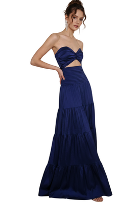 Nur Blue  Skirt - Alquiler de vestido para Vestido tropical en Bogotá - Click2Dress - Vista 1