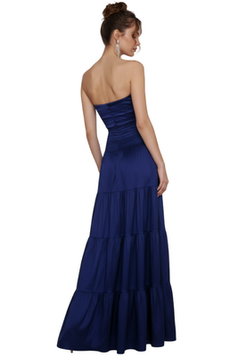 Nur Blue  Skirt - Alquiler de vestido para Vestido tropical en Bogotá - Click2Dress - Vista 2