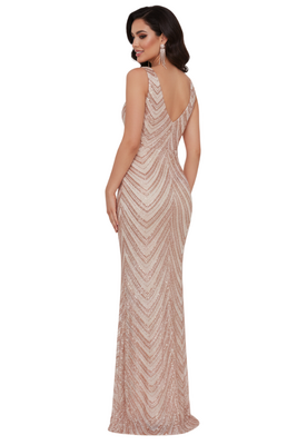 Victoria Gold Dress - Alquiler de vestido para Mama de la Novi@ en Bogotá - Click2Dress - Vista 2