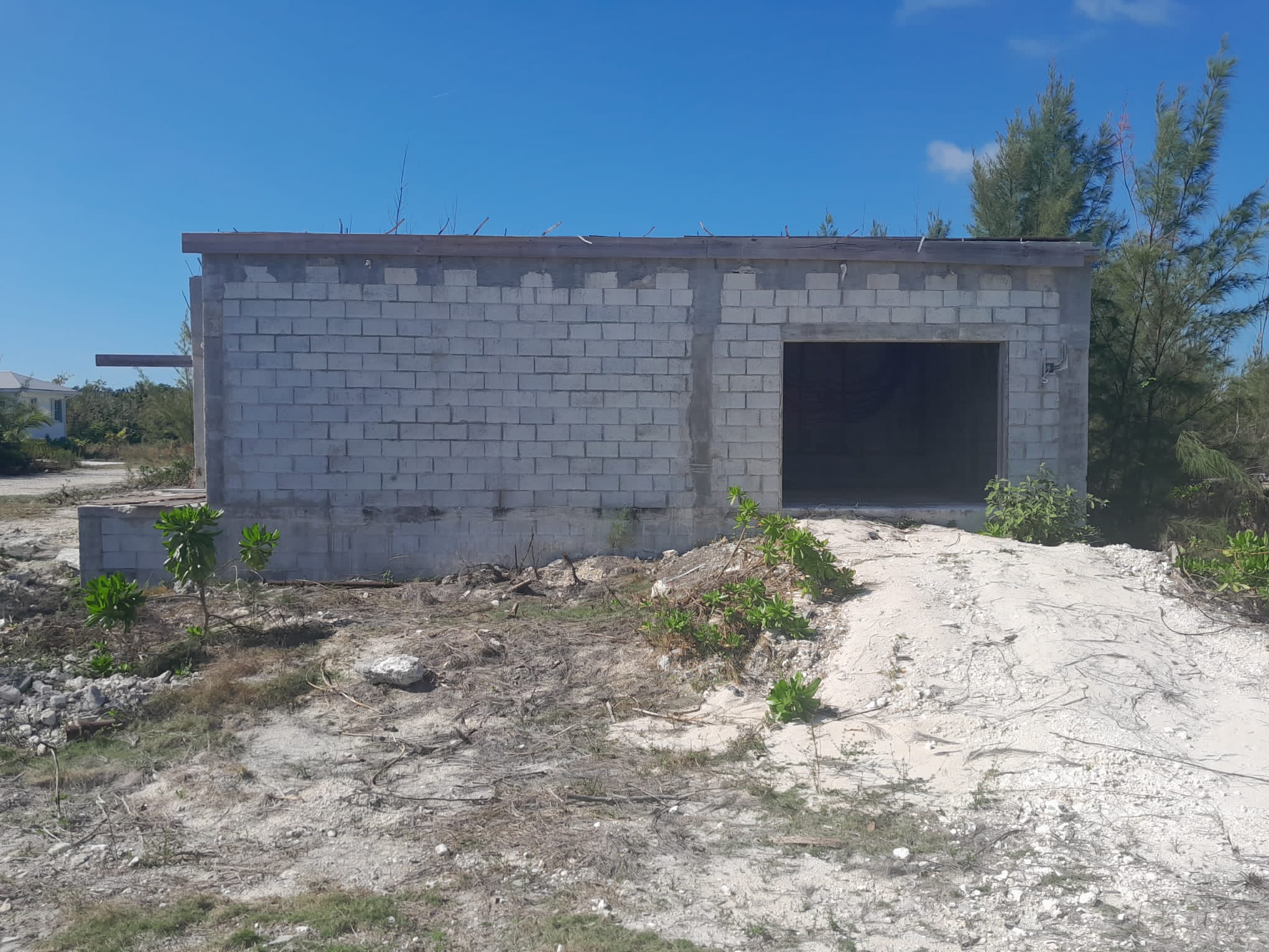 Incomplete Home in Abaco with Beach Views