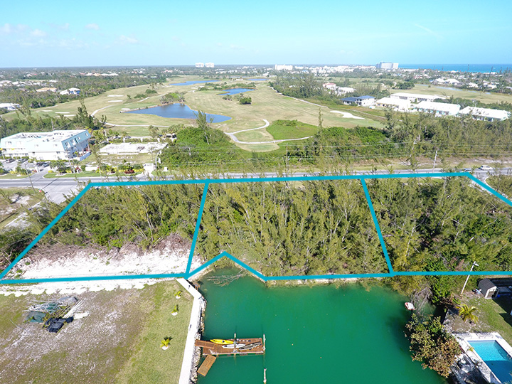 Three Canalfront Vacant Lots in Bahama Reef, Grand Bahama/Freeport, Bahamas 