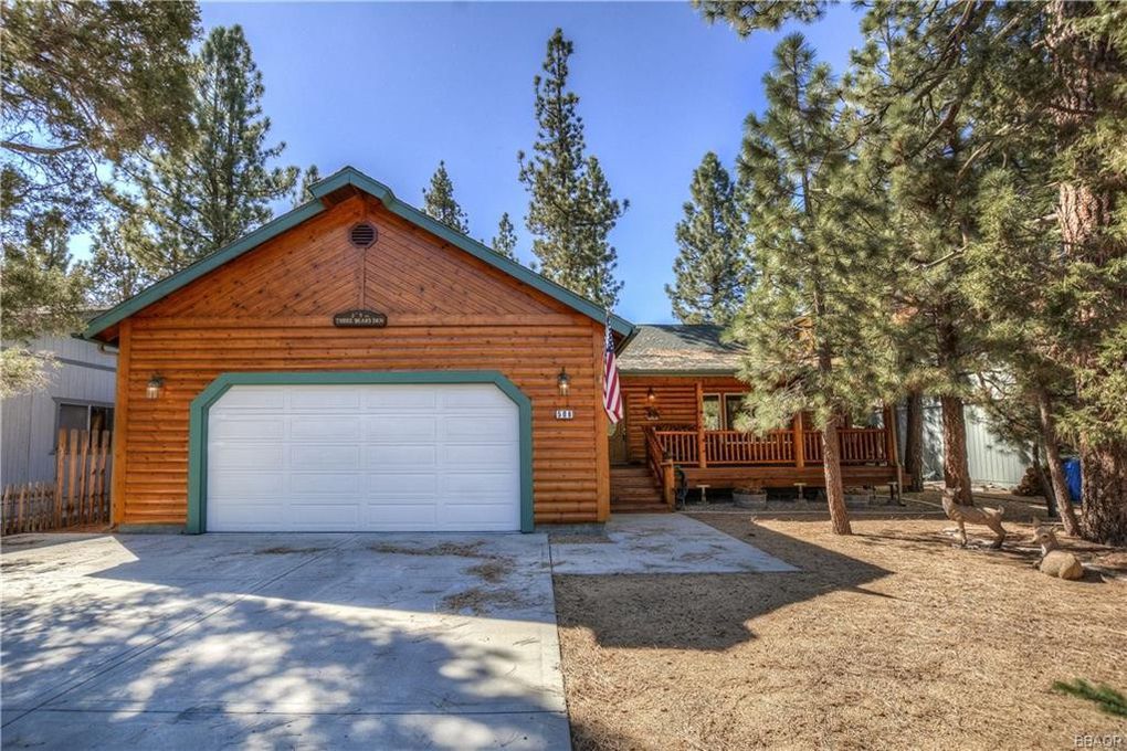 Experience Big Bear living in this beautiful 3 bedroom, 2 bath custom log style home! Single-story, Great floor plan with vaulted wood beam ceilings and beautiful rock fireplace. Gourmet kitchen has a large island with granite counter-tops, and a breakfast nook. Including the 2 car attached garage this home checks all the boxes!