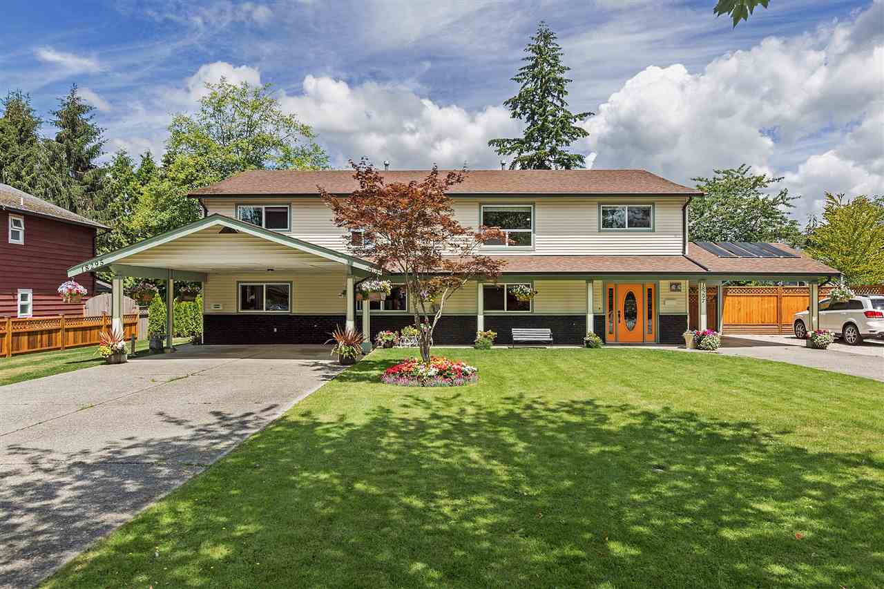 FULL DUPLEX in Cloverdale with potential for FOUR suites! Total of 8 beds, 4 baths on a 14375.00 sq ft lot. Updates include 2 H.E. furnaces, a new bathroom in 18295 and complete interior renovation in 18297. Nothing to do but move in. TONS of parking, VERY large detached car buff garage in back with 100 amp service and 38x6 ft storage with ramp for bikes/quads. Salt water above-ground swimming pool heated with solar panels and a hot tub are added bonuses. Quiet neighbourhood on maturely landscaped street. Walking distance to transit, all levels of school, casino, rec centre and race track. Nearby shops, banks, clinics, parks and restaurants. Quick access to Hwy 10 and 17.