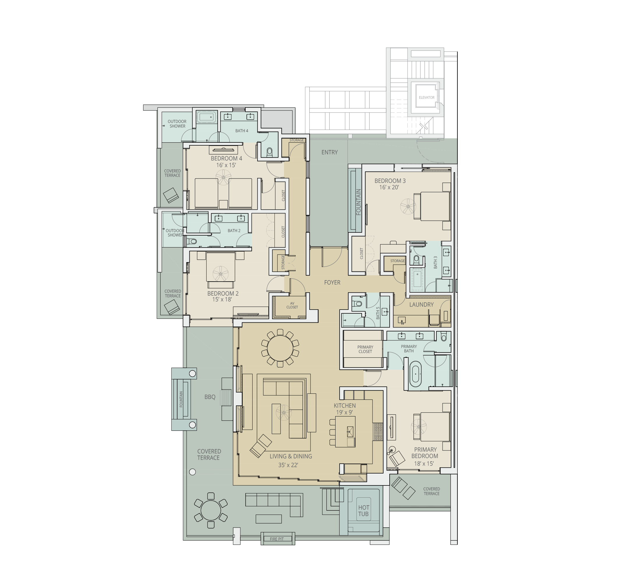 Las Viudas 1D Villa