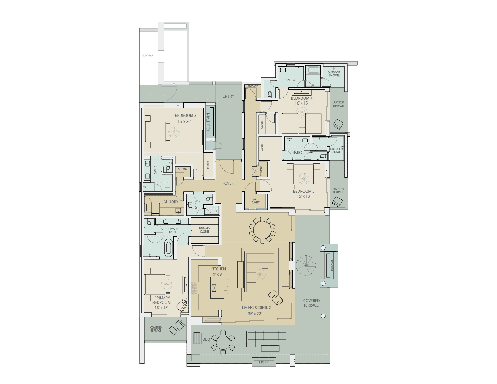 Las Viudas 2E Villa