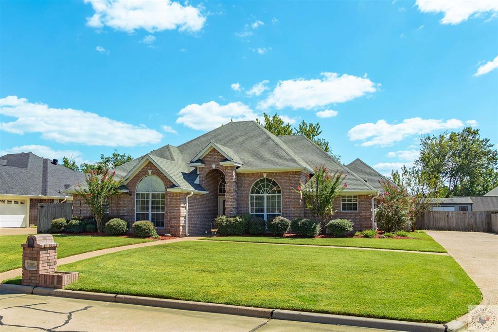 Welcome to your serene retreat in the heart of Texarkana's coveted Pleasant Grove School District. This charming four-bedroom, 2.5 bathroom home offers a perfect blend of relaxation and functionality, making it an ideal sanctuary for unwinding after a busy day. As you step inside, you're greeted by a warm and inviting atmosphere. The formal dining room provides an elegant setting for family gatherings and special occasions, while the breakfast dining area offers a cozy spot for casual meals and morning coffee. The spacious living area flows seamlessly to the covered back porch, where you can enjoy leisurely evenings overlooking your private oasis. Step outside to discover a beautiful pool, perfect for cooling off on warm days or simply soaking up the sun. Or the hot tub which is perfect for chilly evenings. This outdoor space is designed to be your personal haven, where you can relax, entertain, and create lasting memories. Each of the four bedrooms is a tranquil retreat, providing ample space and privacy for everyone in the family. The two well-appointed bathrooms ensure convenience and comfort, adding to the overall sense of ease and relaxation that defines this home. With its blend of formal and casual spaces, inviting outdoor areas, and proximity to top-rated schools, this residence offers a perfect balance of style and functionality. Whether you're hosting a summer pool party or enjoying a quiet evening on the patio, this home is designed to be a place where you can truly unwind and enjoy life. This home is virtually staged.