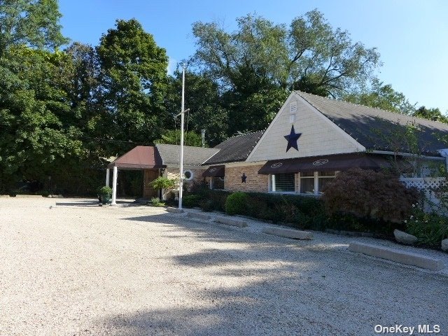 Well Established Restaurant With A Wonderful Location Close To Farms, Golf, Wineries - Gateway To The East End. 80 + Seats, Bar, Second Kitchen Downstairs For Off Site Catering. All Fixtures Are Owned And Included In The Sale. Residential Rental Included m The Sale Is As Is. Also available for rent.