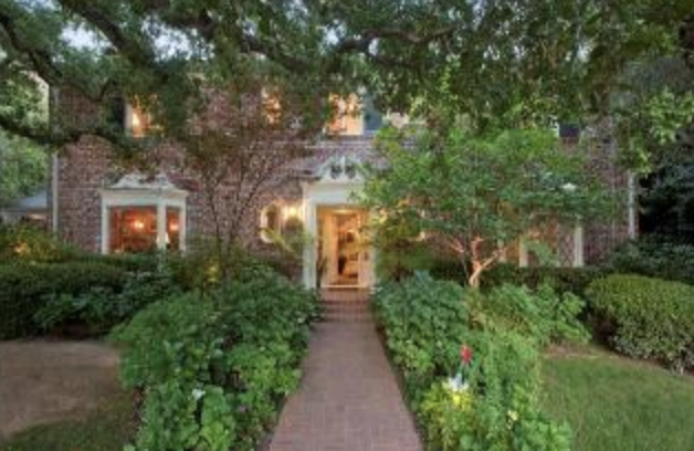 Classic Two-Story Traditional located on a beautiful tree-lined street in the flats of Beverly Hills. This wonderful home is approx. 6,400 square feet and features four bedrooms upstairs (+ maids down) and 5 bathrooms. The charming and bright master suite is luxurious with separate walk-ins and beautiful master bath. A center hall leads to a grand foyer and circular staircase, wood paneled library with fireplace, formal living room with detailed crown moldings, large formal dining and breakfast rooms and a bright reading room with French doors that open to a red bricked entertaining patio with gorgeous gardens and green grass. The chef's eat-in kitchen with center island flows perfectly into a spacious family room and opens to the backyard complete with pool/spa, guest house, gym and two car garage. A refreshing look back to an era of great finishes and classic architectural design.