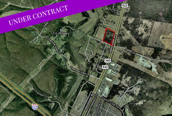 Represented buyer in acquiring this 5-acre property in Front Royal, VA for purposes of rezoning commercial.  Final approval just granted. UNDER CONTRACT