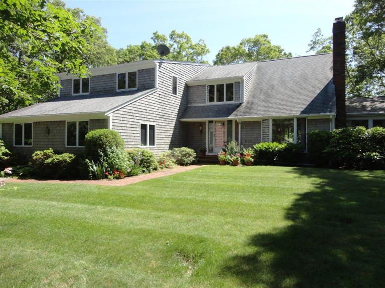Contemporary home in Old Silver Beach Estates overlooks the marsh of Herring River. Walking distance to one of Cape Cod's finest private beaches you also have access to association tennis, conservation trails, and bike path. Open plan first floor features large living and dining areas, sparkling hardwood and tile floors, kitchen with breakfast nook, fireplaced family room, sliders to large deck, and sunroom with spectacular marsh views. Second floor features a master suite with full bathroom and attached office, three additional bedrooms, all with fabulous views, and a full bath. Also enjoy the central vacuum, outdoor shower, professionally landscaped yard, and stunning sunsets!