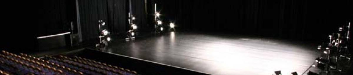 The Nuffield Theatre Stage. (Lancaster's black-box theatre) One of 3 theatres in Lancaster: the Nuffield Theatre is Lancaster's only professional black-box theatre.