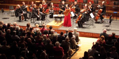 Xuefei Yang (View from Balcony) 1 Xuefei Yang performs at Live at LICA's Concert Series, at the Great Hall Lancaster University. 22nd March 2012.
