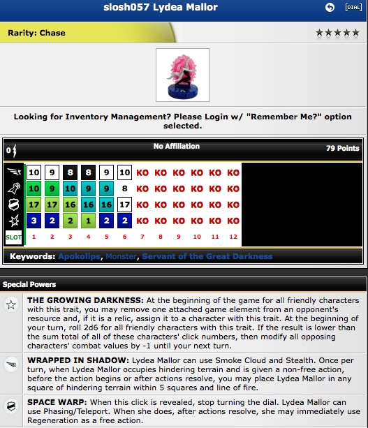 Clixmen-HeroClix-Lydead-mayor-dial