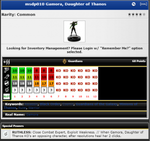 msdp010 Gamora, Daughter of Thanos