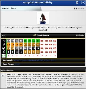 msdp055 Ultron Infinity.