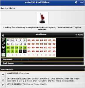 ClixMen-Red Widow AV4E 036-Hcrealms