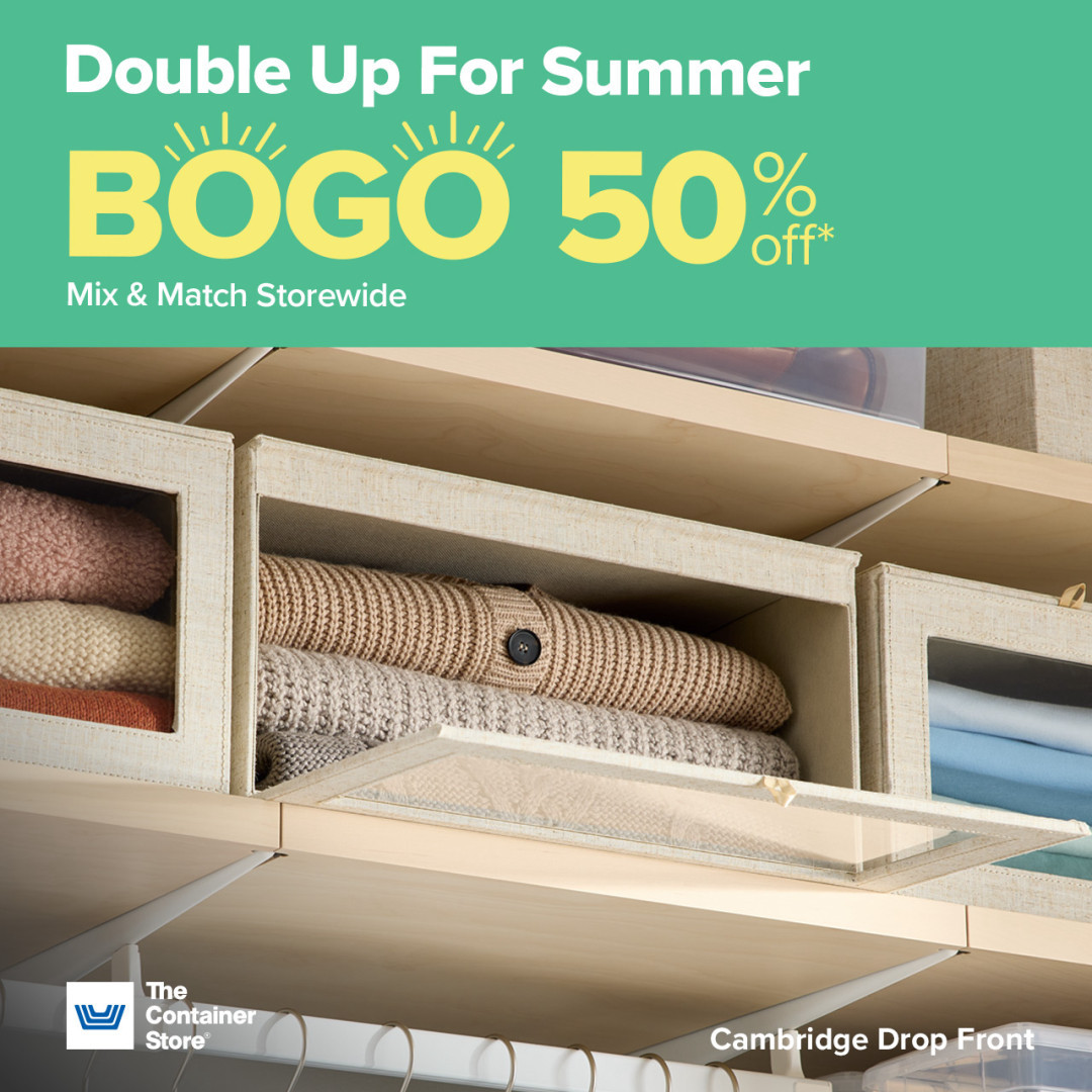 Sale fromThe Container Store: Save On Your Favorite Solutions!