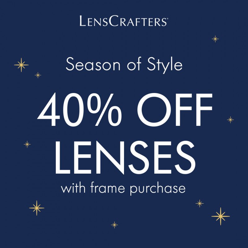 40% off lenses