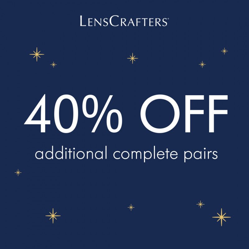 40% off additional pairs