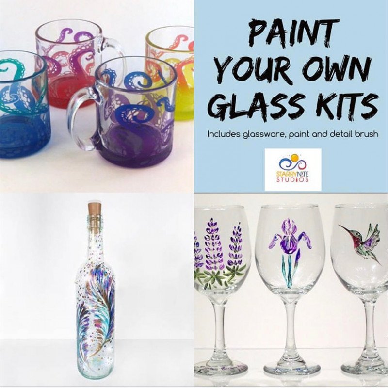 Paint on glass kits