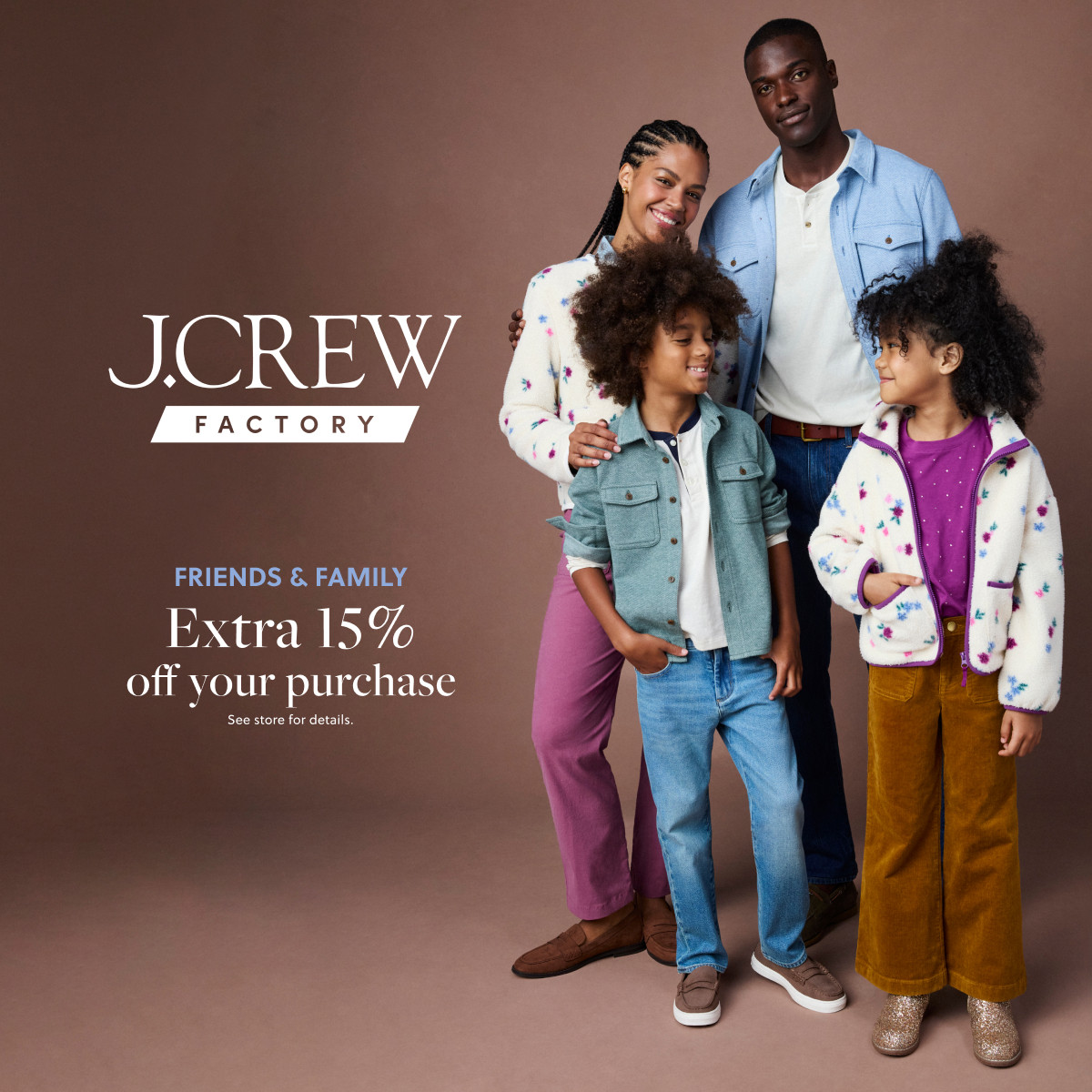 The Friends & Family Sale is here!