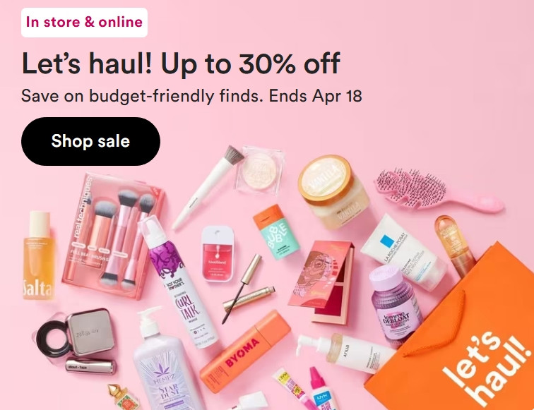 Sale fromULTA: Budget Friendly Finds