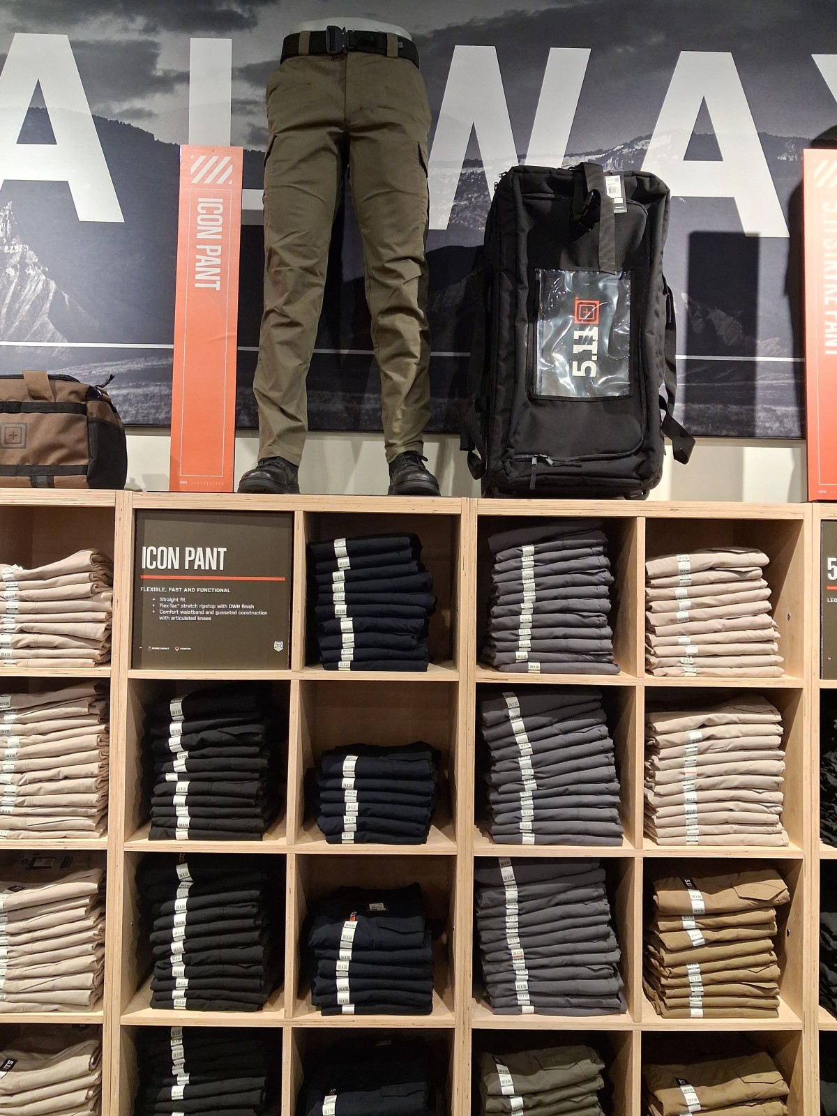 Sale from5.11 Tactical: Men's and Women's Icon pants $25 off