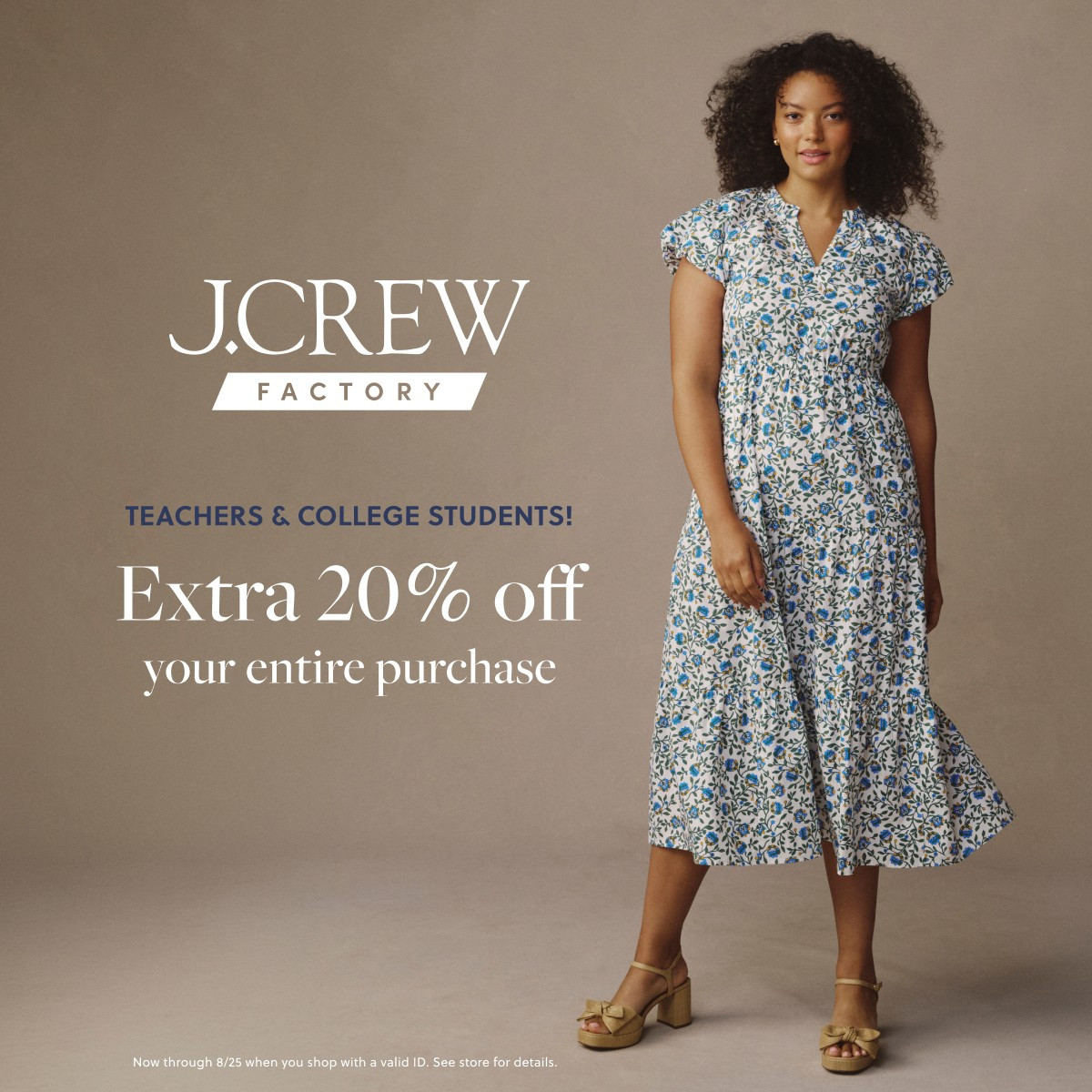Sale fromJ. Crew Factory: Back to School!