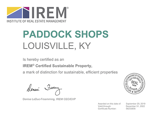Paddock Shops IREM