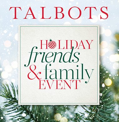 Holiday Friends & Family Event