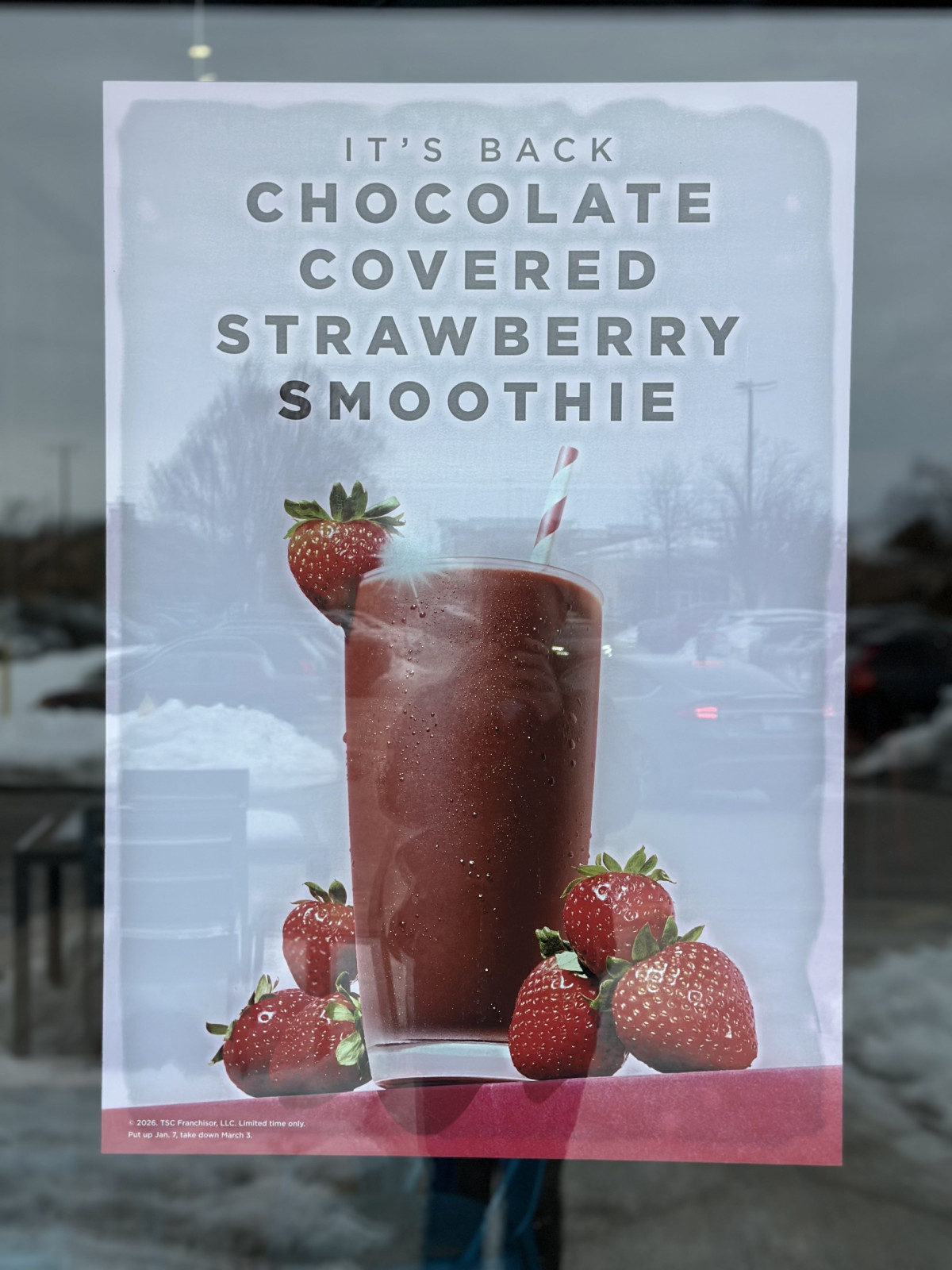 Sale fromTropical Smoothie Café: Chocolate Strawberry Smoothie