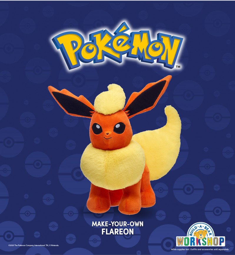 Pokémon Trainers! Warm Up this Winter with Flareon at Build-