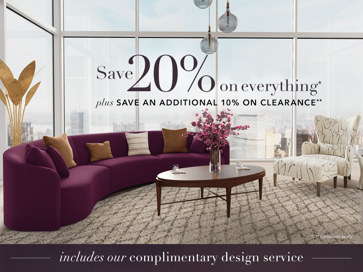 Sale fromEthan Allen: SAVE 20% THIS MONTH