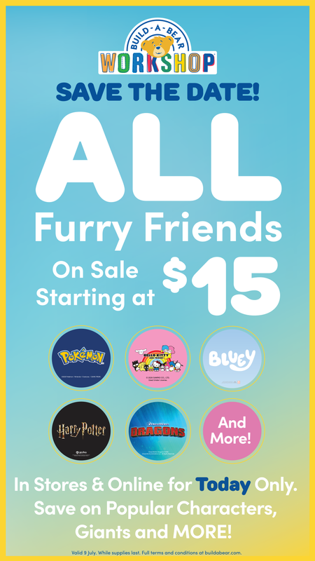 Sale fromBuild-A-Bear Workshop: Summer Furry Friends