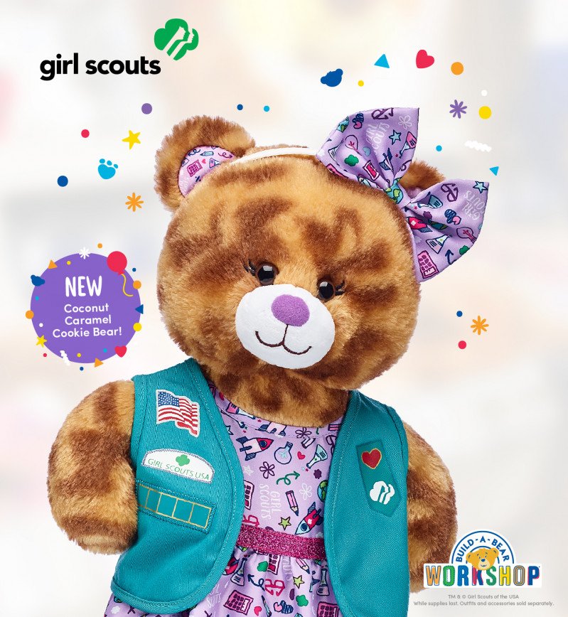 Make Your Own Coconut Caramel® Cookie Bear at Build-A-Bear W