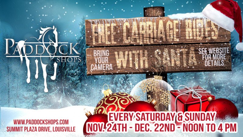 FREE Carriage Rides With Santa