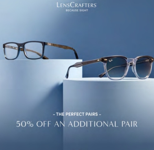 Sale fromLensCrafters: THE PERFECT PAIRS