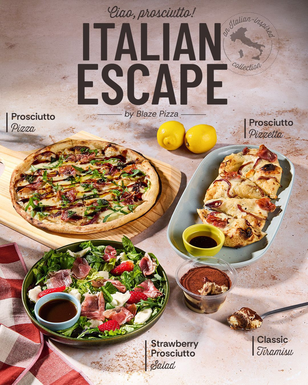 Sale fromBlaze Pizza: Ciao, Prosciutto