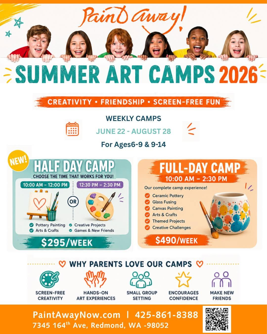 Sale fromPaint Away!: Summer Art Camps!