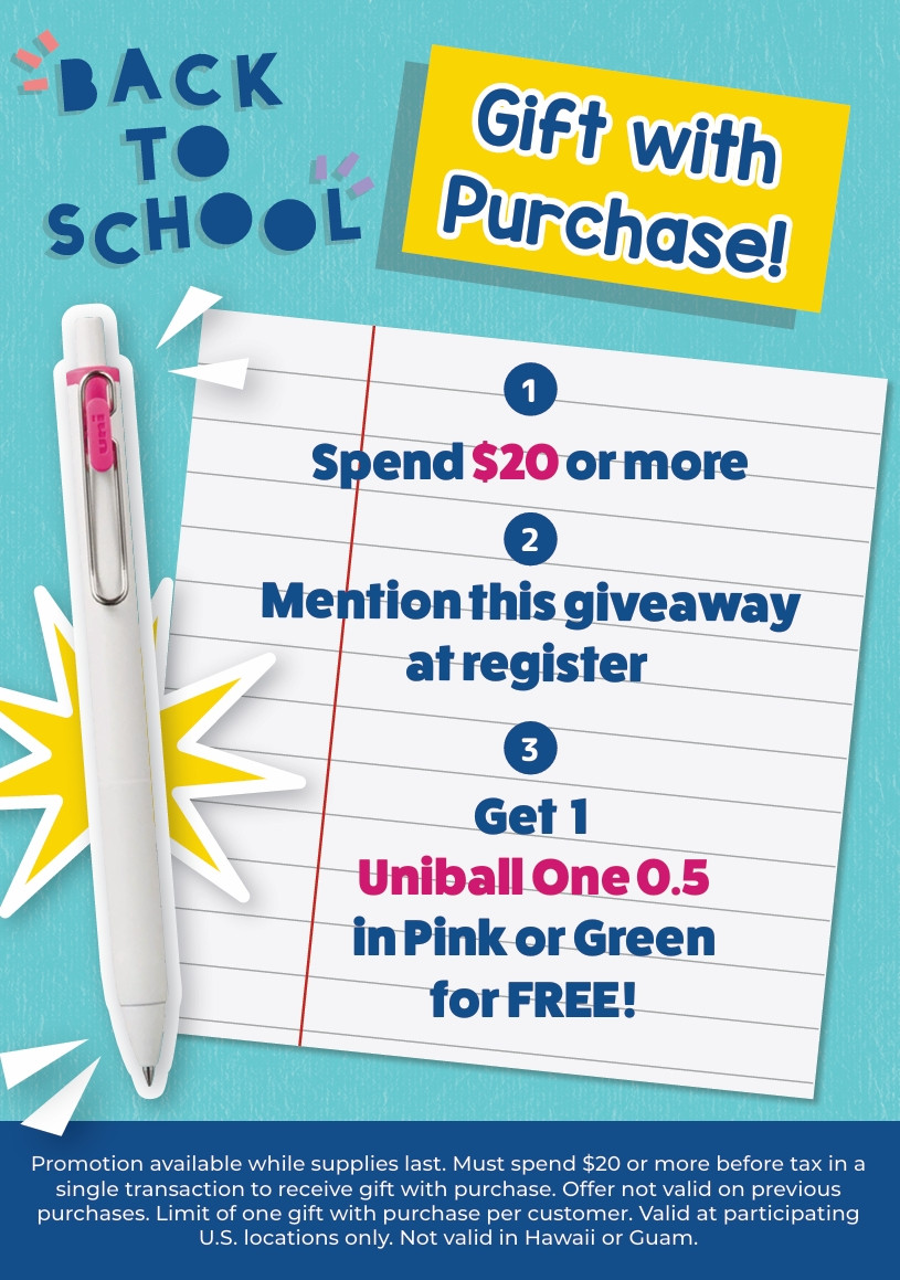 Sale fromDaiso: Back to School Gift