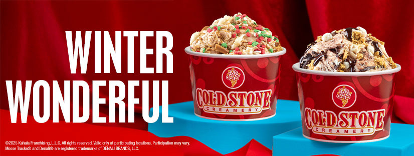 Sale fromCold Stone Creamery: Winter Wonderful