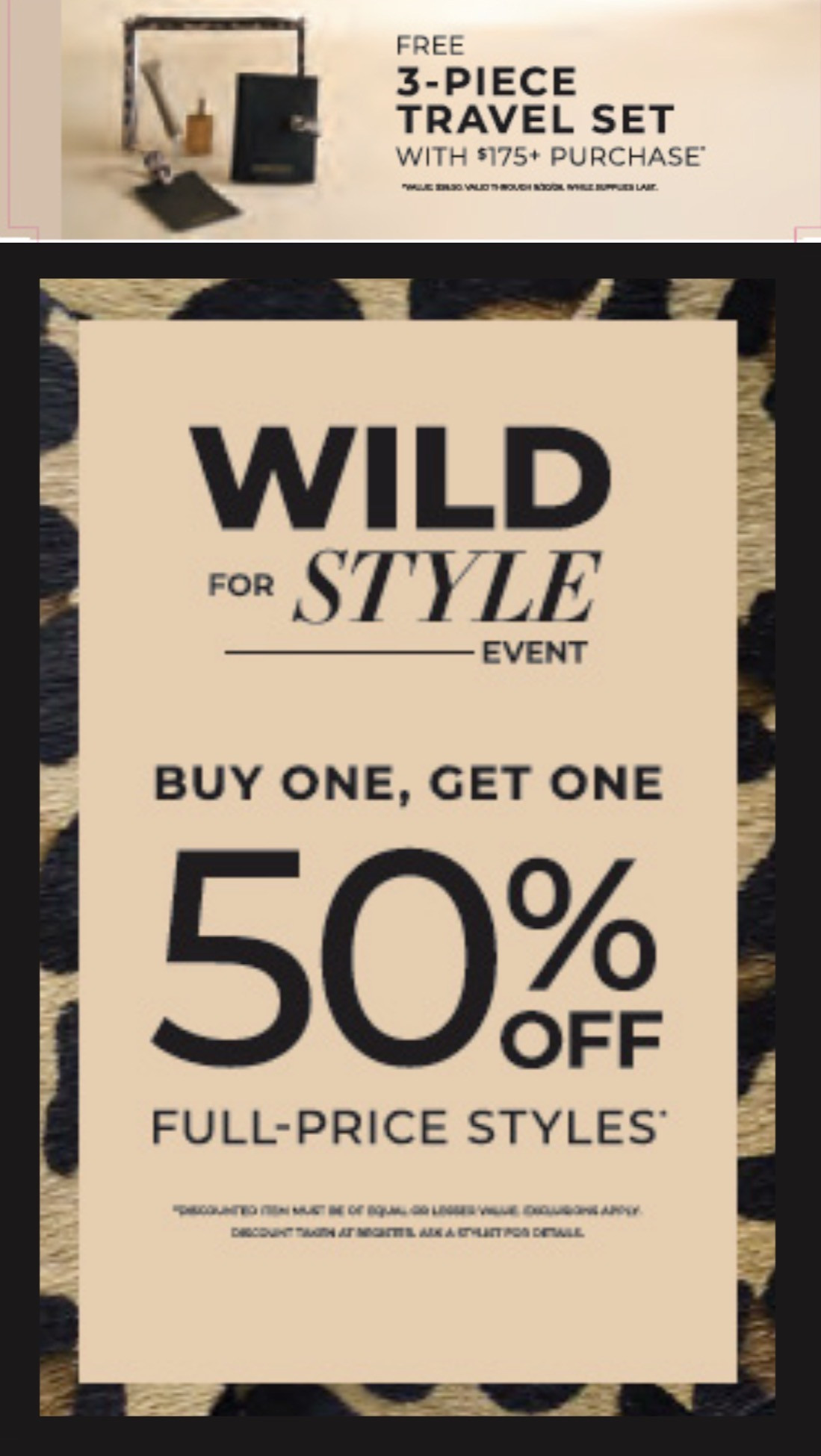 Buy one Get one 50% off