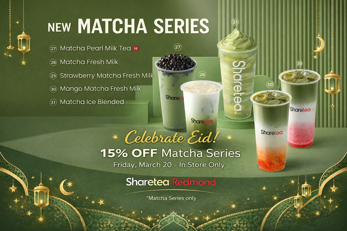 Sale fromSharetea: Celebrate Eid - 15% Off Matcha Series