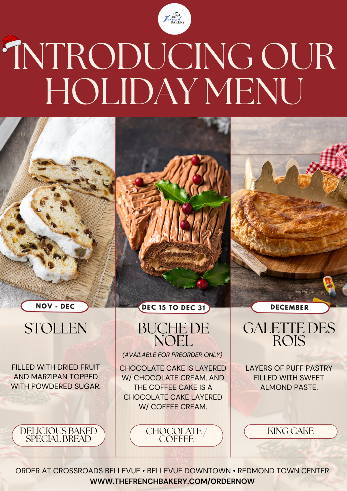 Sale fromThe French Bakery: Celebrate the Season