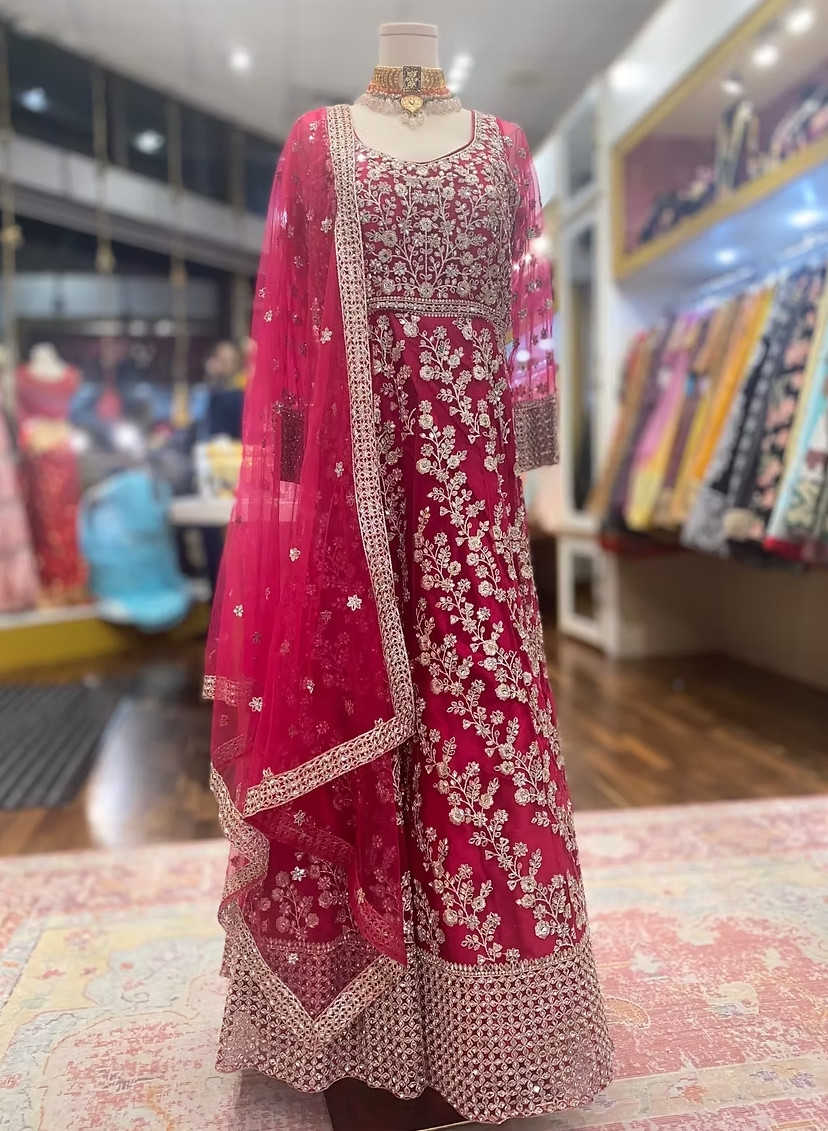 Sale fromColors of Redmond: Rani Pink Anarkali